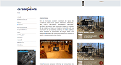Desktop Screenshot of ceramicos.org
